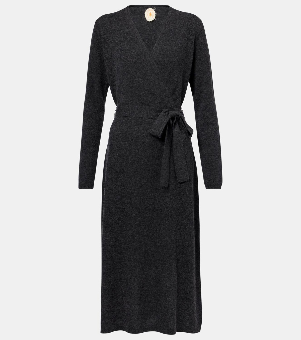 Jardin des Orangers Wool and cashmere wrap dress