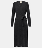 Jardin des Orangers Wool and cashmere wrap dress