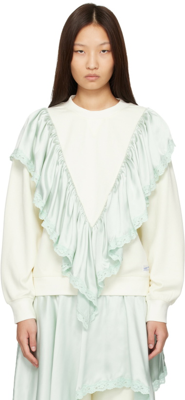 Photo: Sandy Liang Off-White Tumble Sweatshirt