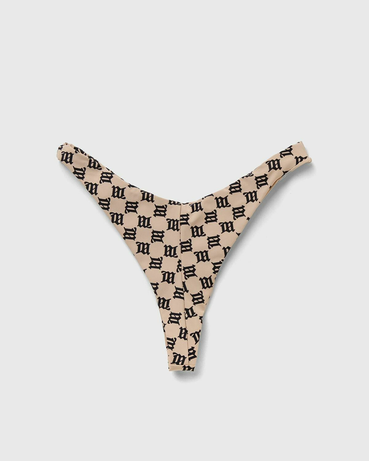 Misbhv Swim Monogram Signature Brazilian Briefs Brown Womens
