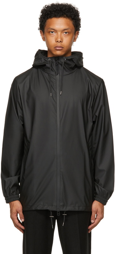 Photo: RAINS Black Storm Breaker Jacket