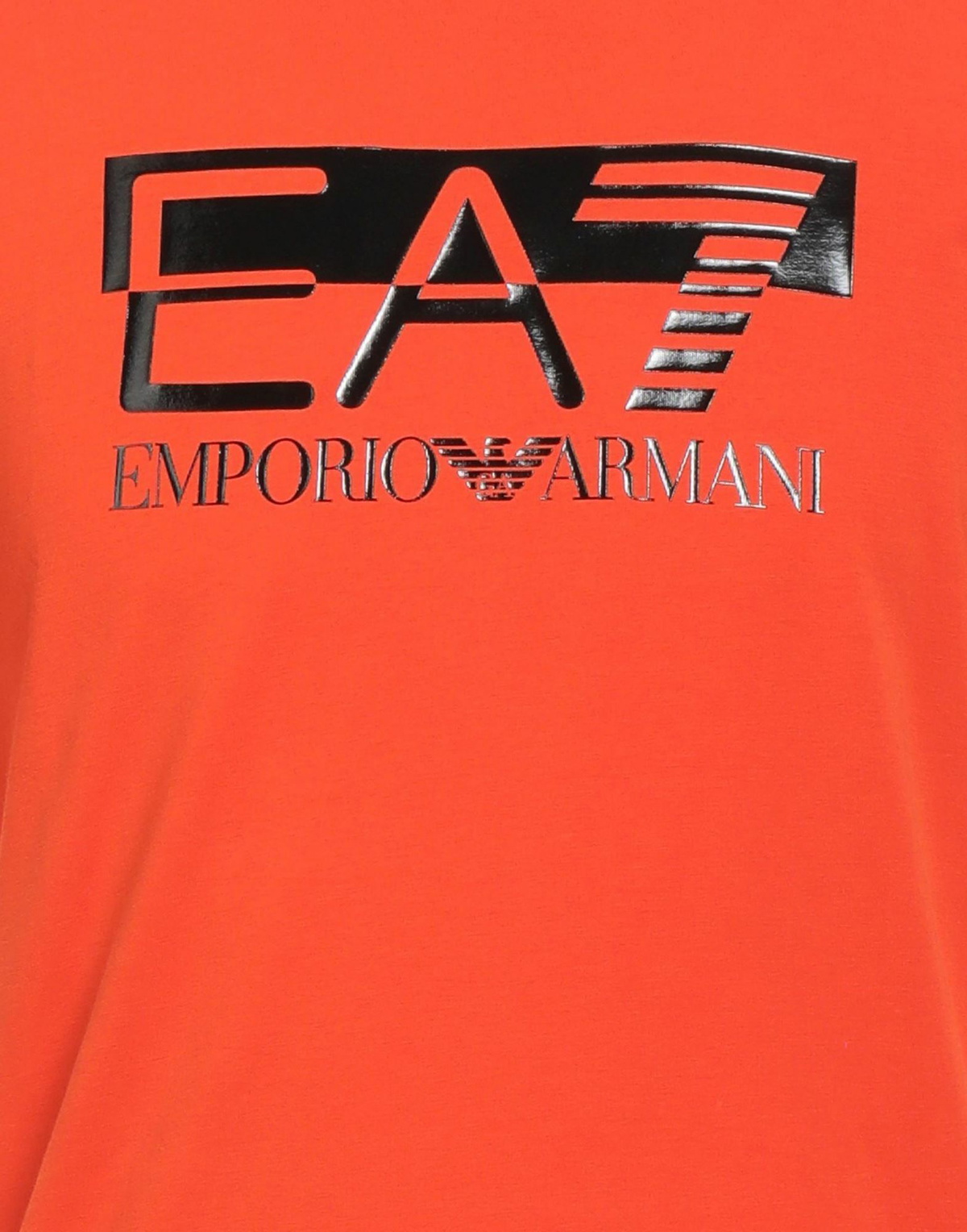 Ea7 Mens T-shirt in Orange