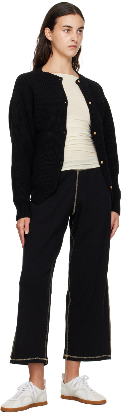 Baserange Black Mea Cardigan Baserange