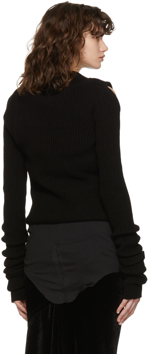 Black Essential Ribbed Sweater X36102, LASCANA