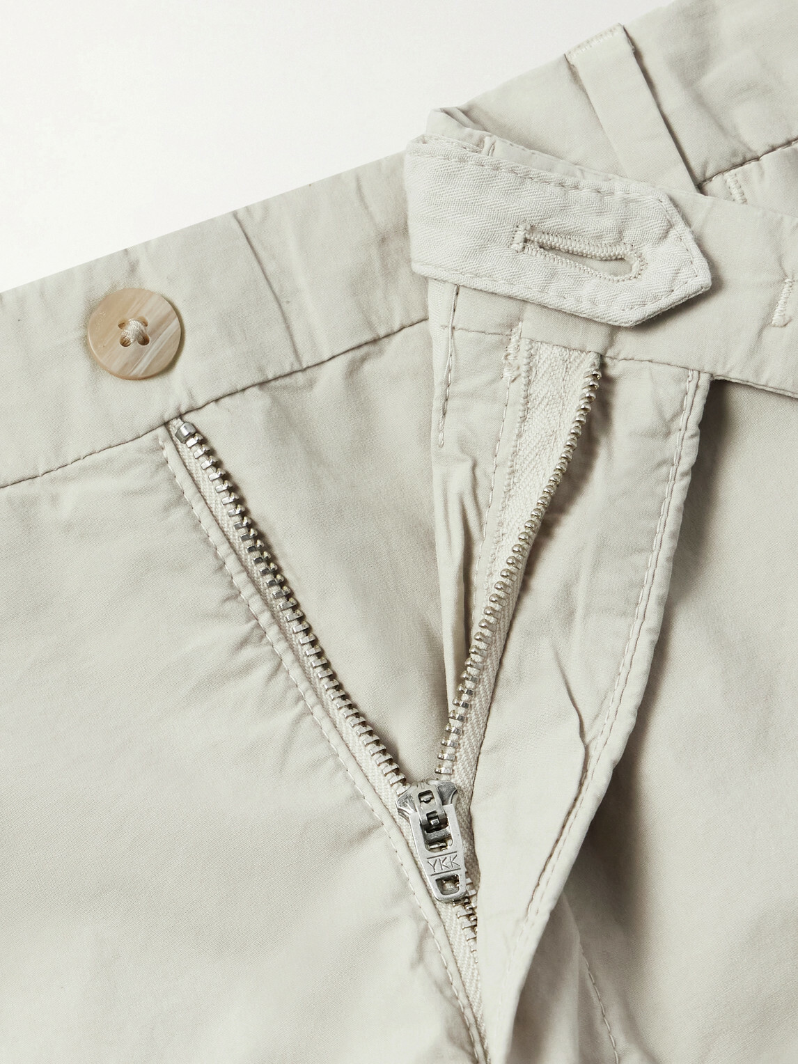 Boglioli - Straight-Leg Cotton-Blend Suit Trousers - Neutrals