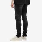 AMIRI Men's Varsity Logo Jeans in Vintage Black