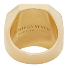 Bottega Veneta Gold Signet Ring