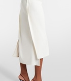 Victoria Beckham Victoria draped crêpe satin midi dress