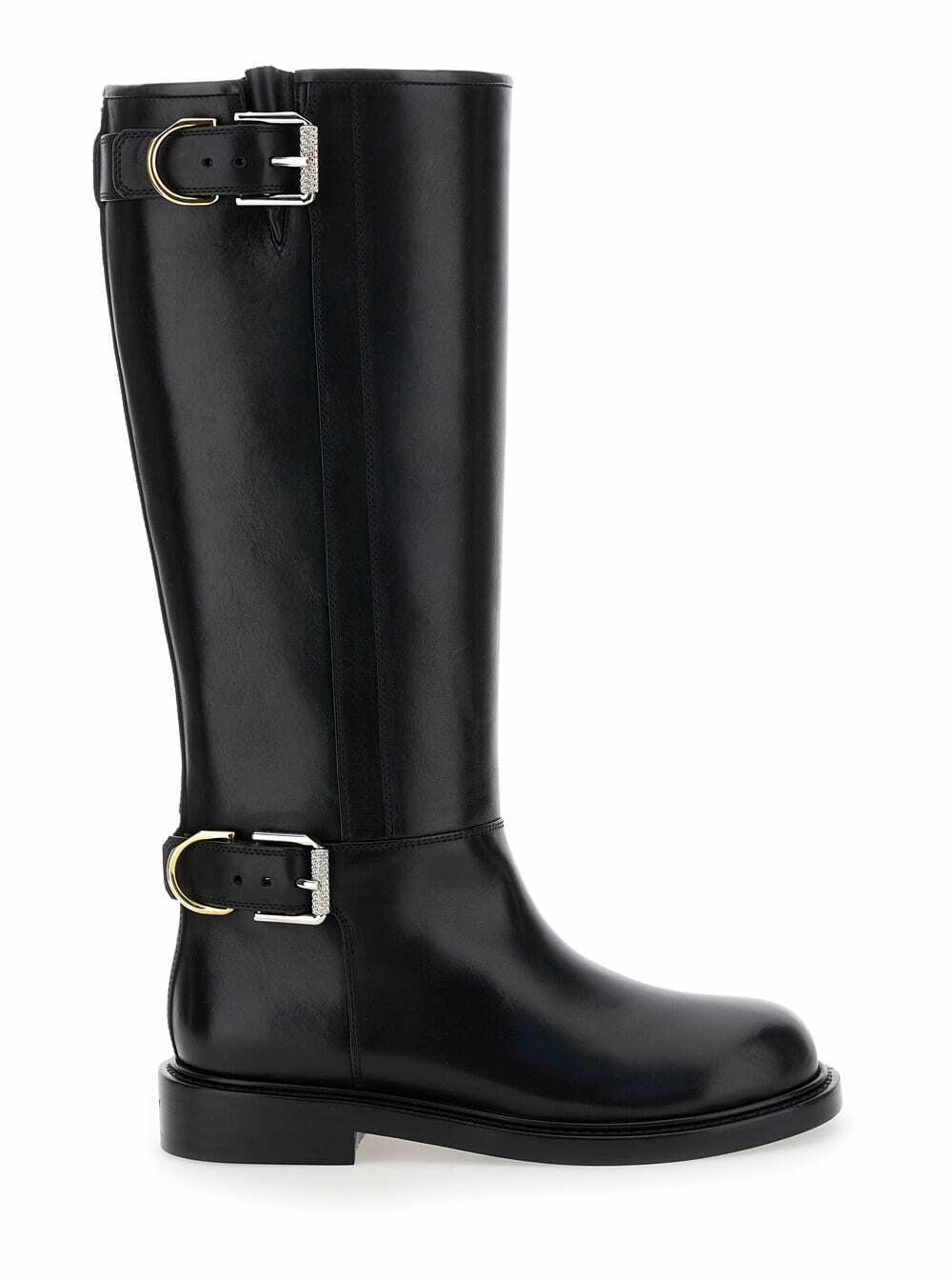 Givenchy Shark Lock embellished knee-high boots Givenchy
