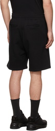 Moschino Black Double Question Mark Shorts