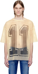 COÛT DE LA LIBERTÉ Off-White Roosevelt Fisherman OG Net Football T-shirt