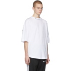 Palm Angels White Classic Logo Over T-Shirt