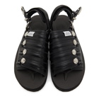 Toga Black Suicoke Edition Mura-SP Sandals