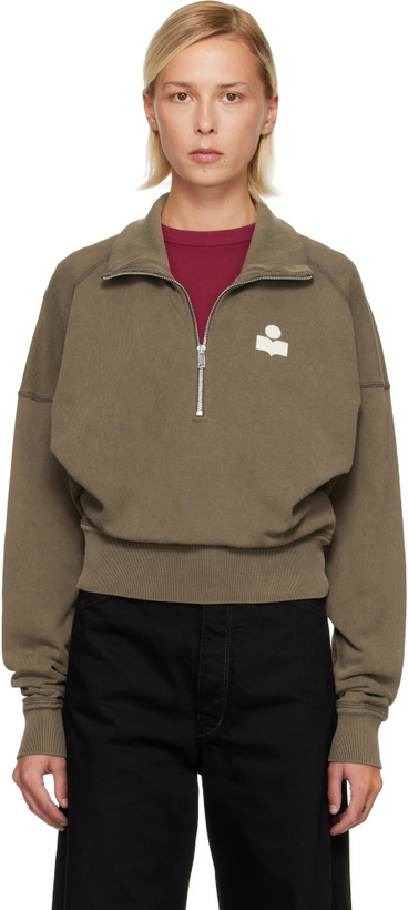 Photo: Isabel Marant Etoile Khaki Ross Sweatshirt