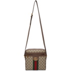 Gucci Beige GG Supreme Small Ophidia Messenger Bag