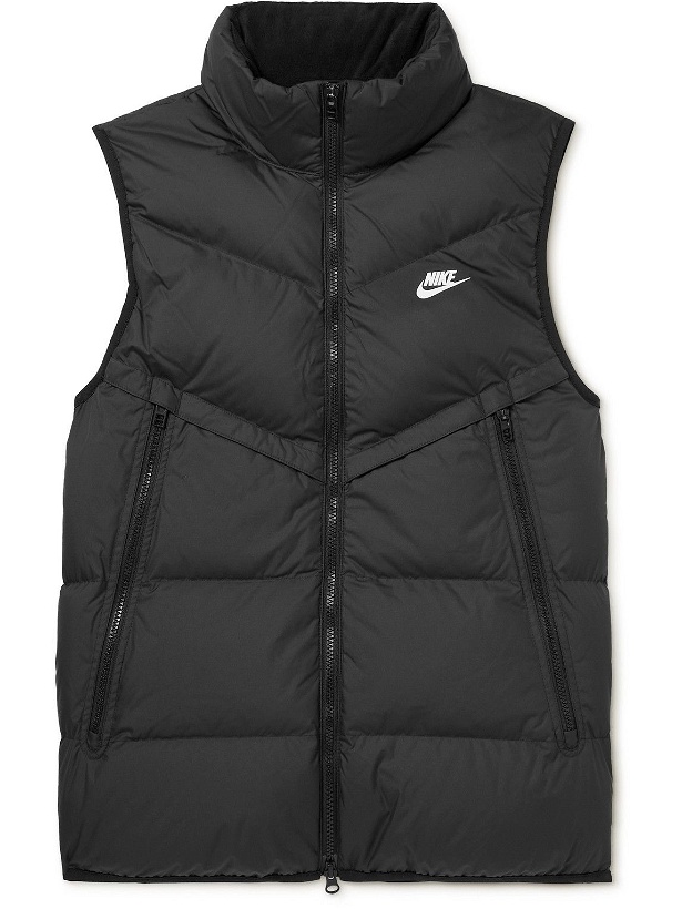 Photo: Nike - Windrunner Slim-Fit Quilted Shell Down Gilet - Black