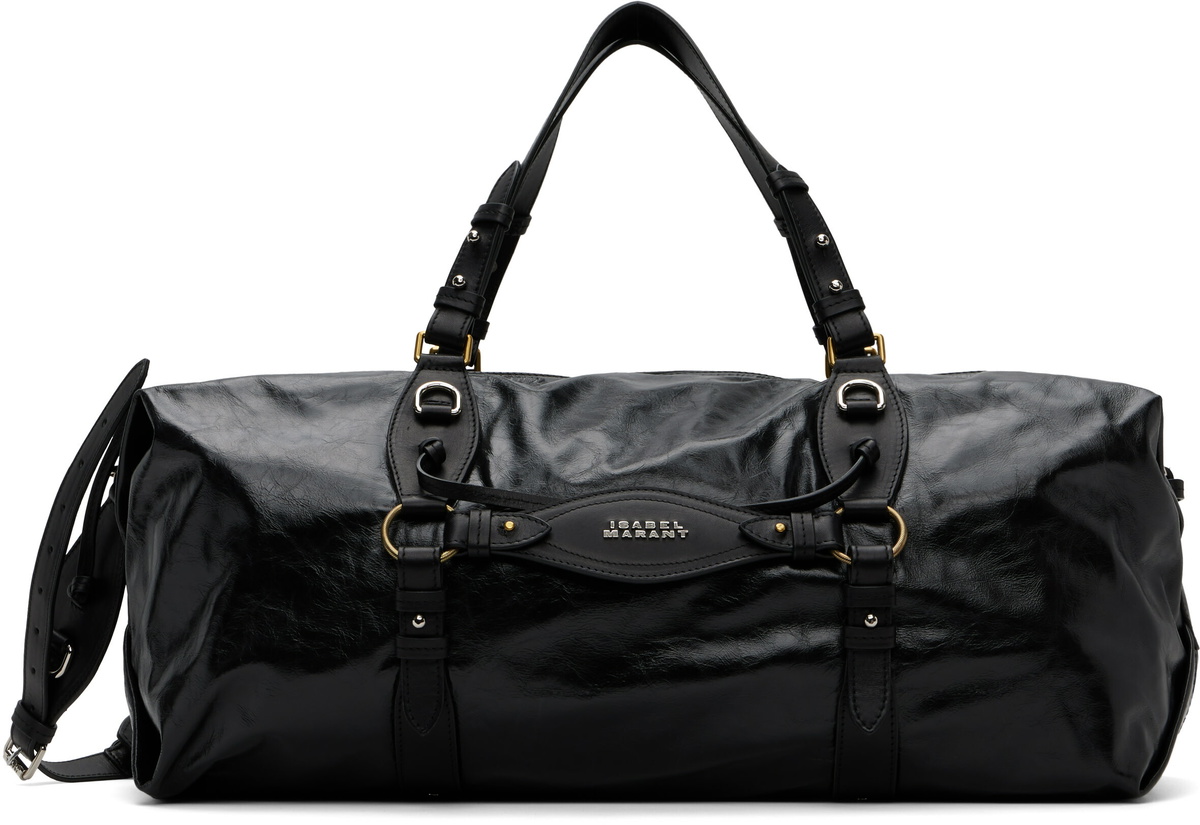 Isabel Marant Black Tilpa Weekender Duffle Bag