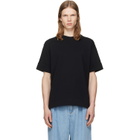 Simone Rocha Black Fitted Wire Turnup T-shirt