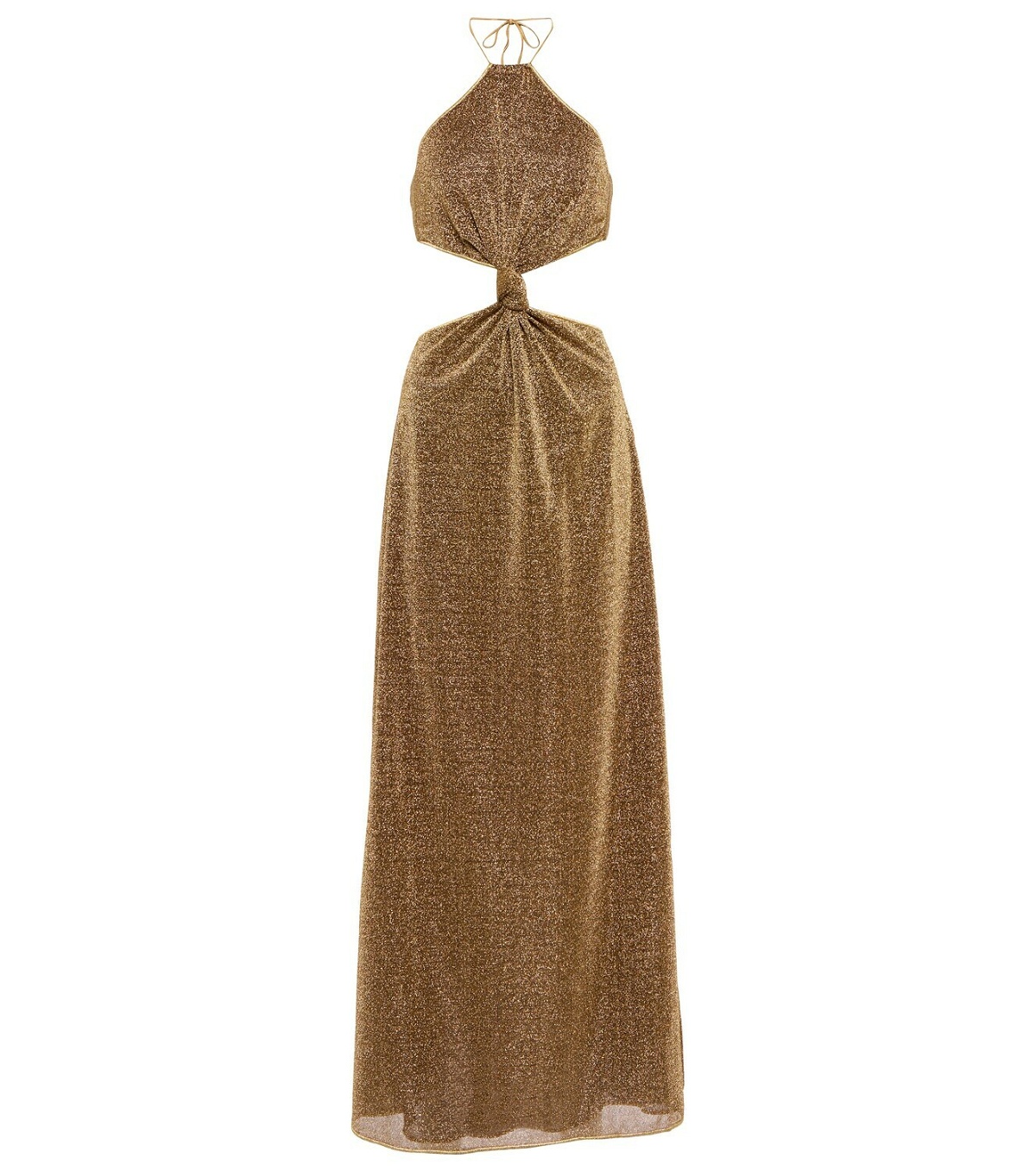 Oseree - Lumière halterneck cutout maxi dress