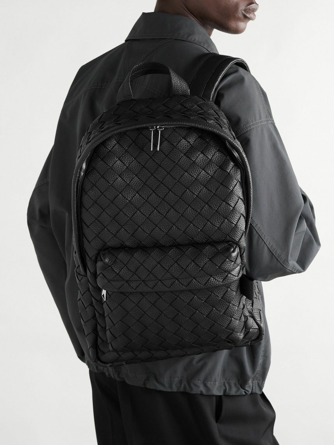 Bottega Veneta - Intrecciato Full-Grain Leather Backpack