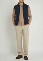 Tods Straight-leg Cotton-blend Trousers Beige