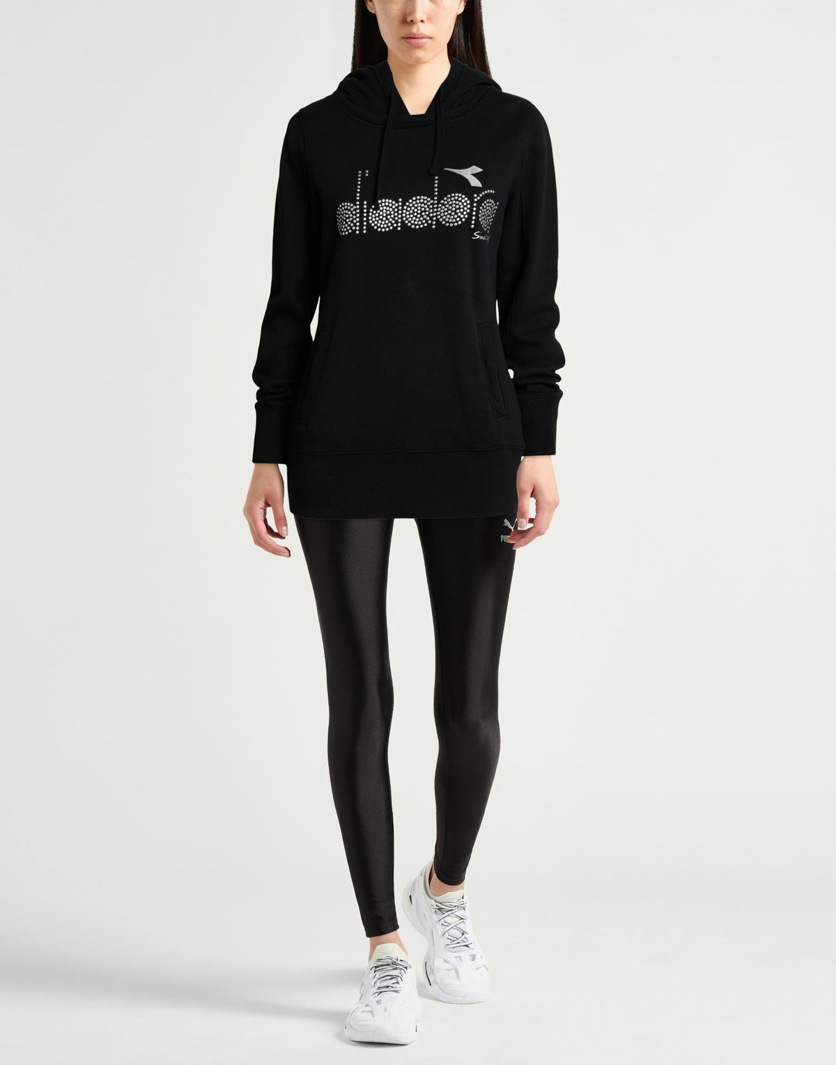 Diadora Womens Sweatshirt in Black