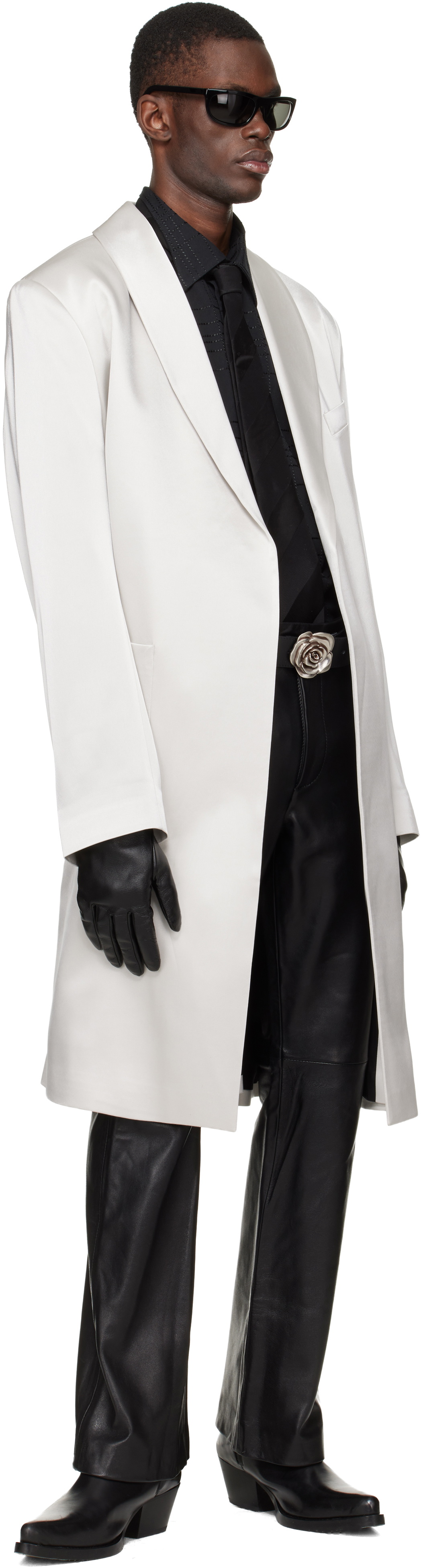 Ernest W. Baker Off-White Tailored Coat