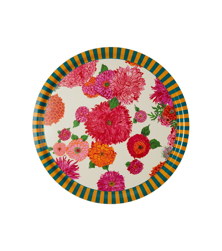 Photo: La DoubleJ Bright Blooms printed birch tray
