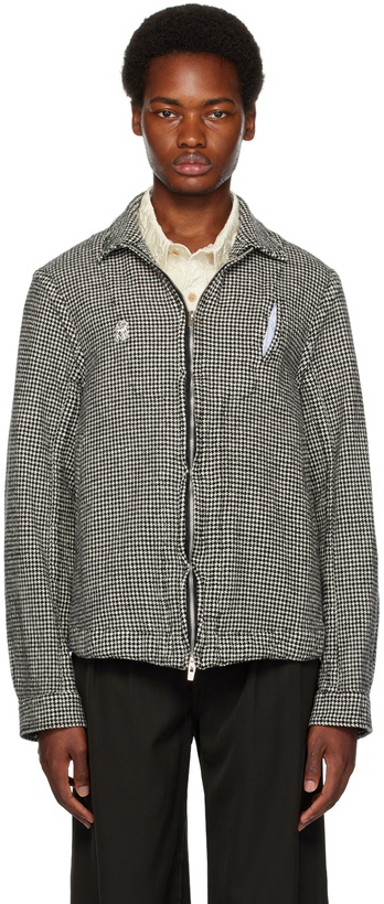 Photo: the Shepherd UNDERCOVER Black & White Spread Collar Jacket