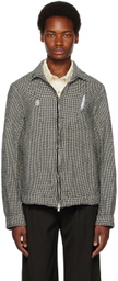 the Shepherd UNDERCOVER Black & White Spread Collar Jacket