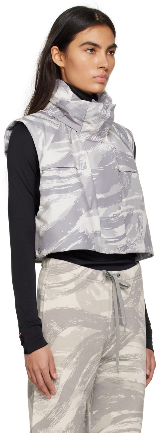 Moncler Genius 4 Moncler HYKE Gray Vanilis Down Vest