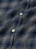 Portuguese Flannel - Trinity Checked Cotton-Flannel Shirt - Blue