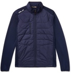 RLX Ralph Lauren - Slim-Fit Quilted Shell-Panelled Terry Golf Jacket - Blue
