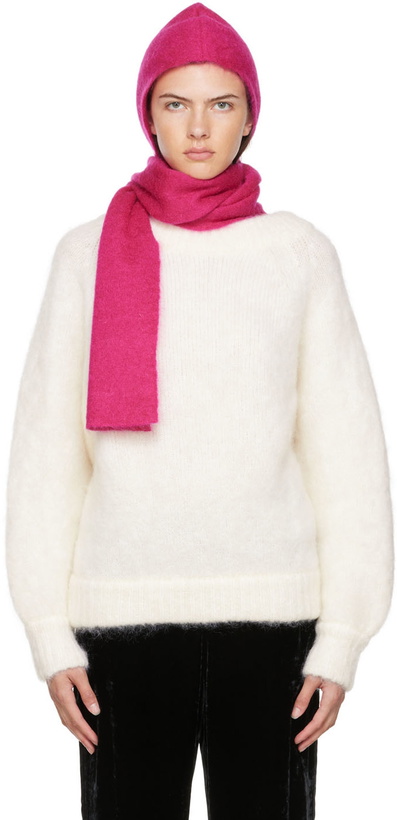 Photo: TOM FORD Pink 7G Hood Scarf
