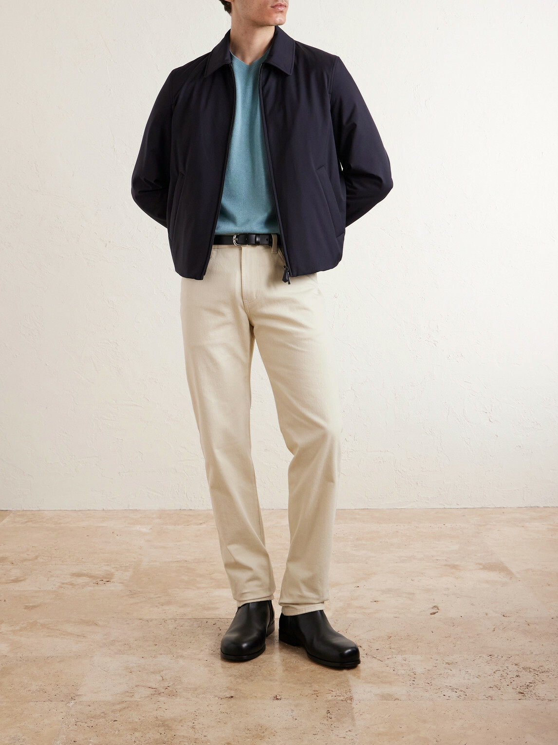 Loro Piana - Quarona Slim-Fit Straight-Leg Jeans - Neutrals