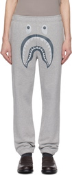 BAPE Gray Shark Sweatpants