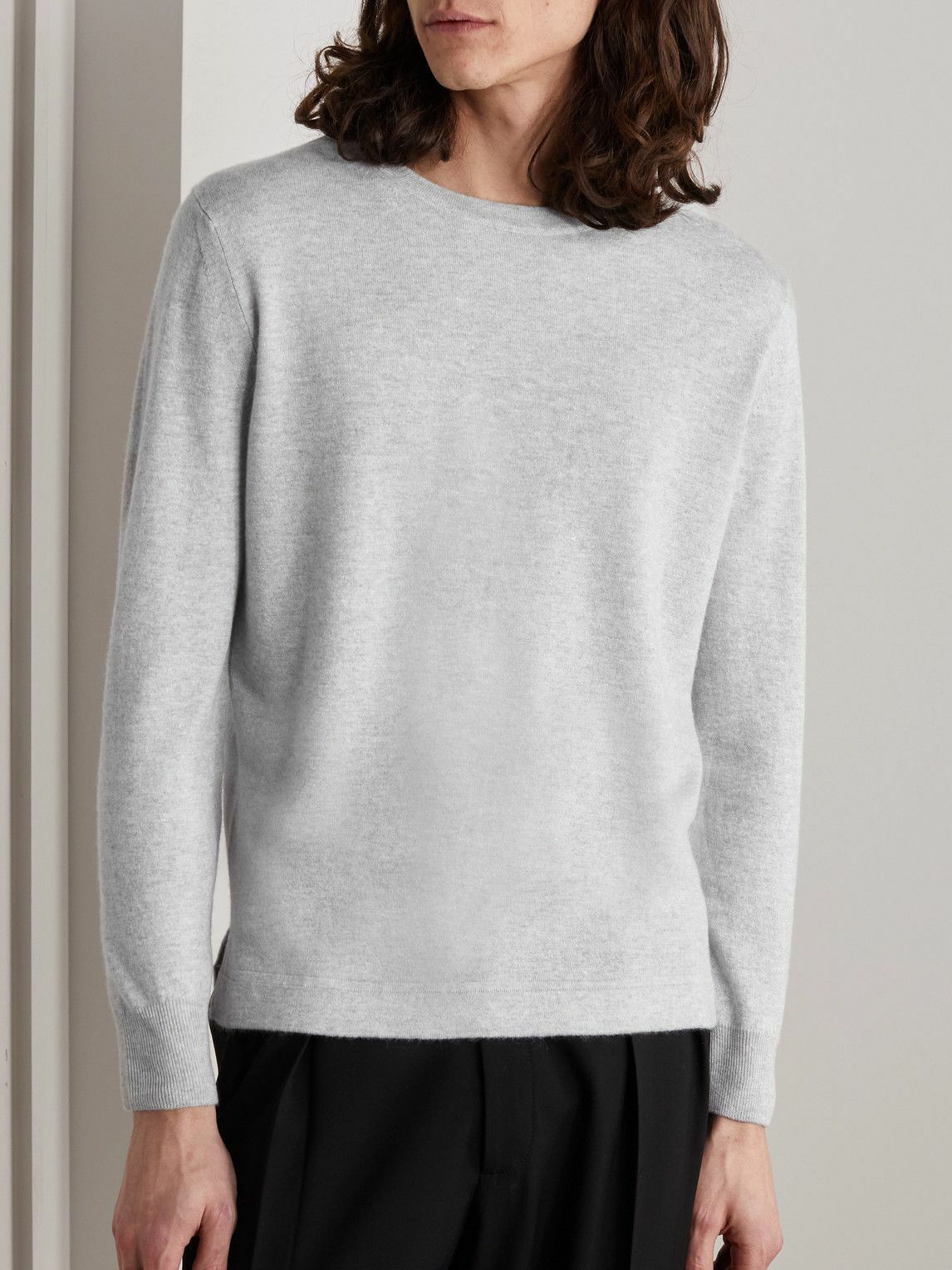 Linen and Cashmere-Blend Sweater