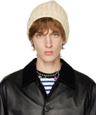 Marni Beige Distressed Beanie