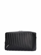 BALENCIAGA - Car Embossed Leather Toiletry Bag