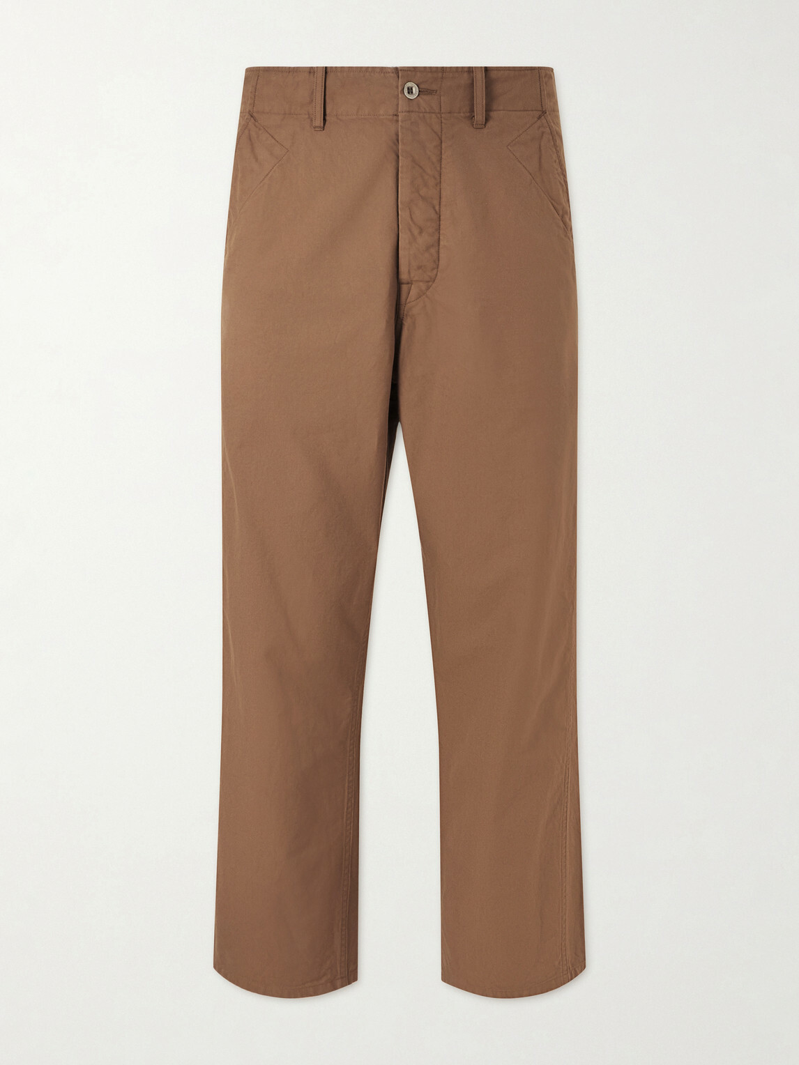 Visvim - Gesso Straight-Leg Cotton-Twill Trousers - Brown