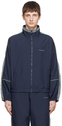 PALMER Navy Nylon Jacket