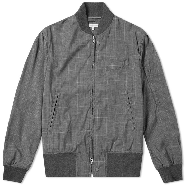 Photo: Engineered Garments Aviator Checked Wool Jacket