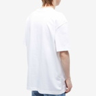 Calvin Klein Men's Embroidery Neck Logo T-Shirt in Bright White