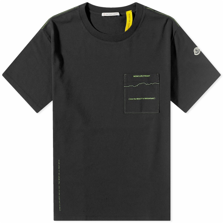 Photo: Moncler Men's Genius x Fragment T-Shirt in Black