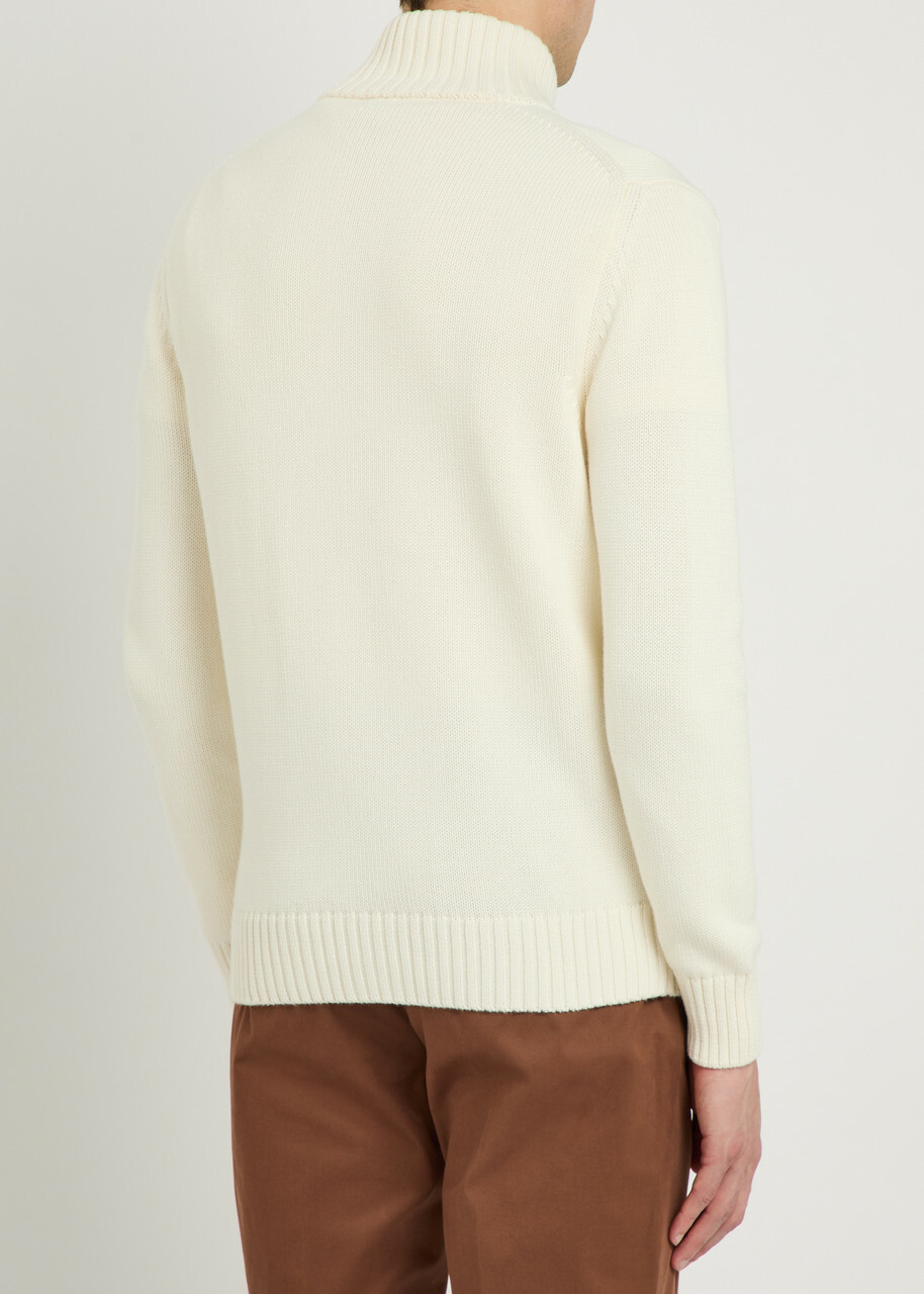 Slowear Ribbed Cotton-knit Cardigan
