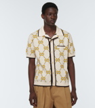 Gucci - GG cotton jacquard bowling shirt