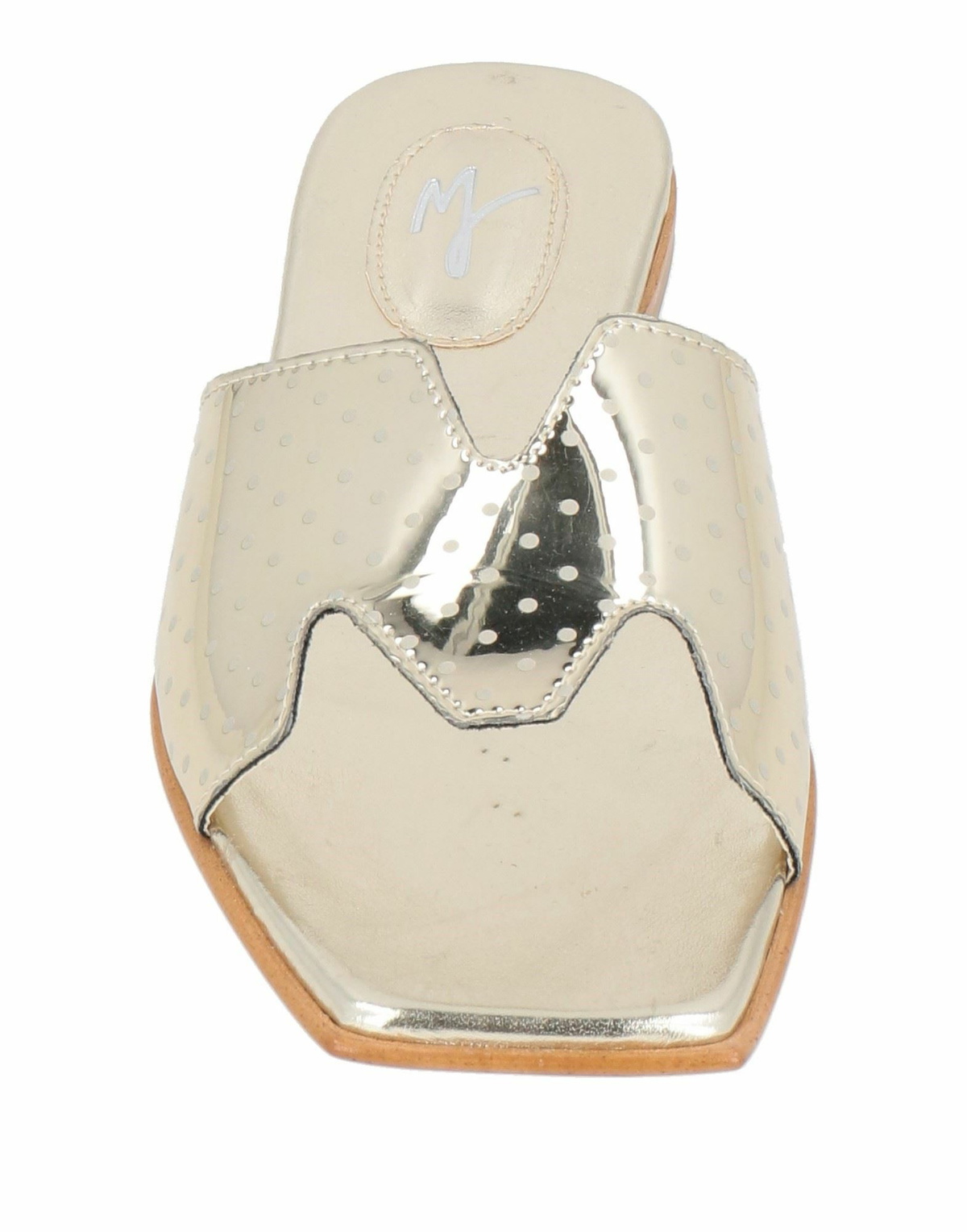 Manila Grace Womens Sandals in Gold