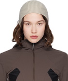 ROA Beige Wavy Bonnet Hat