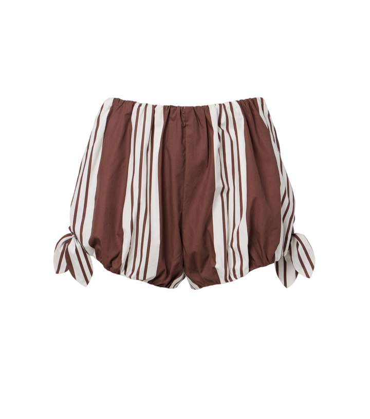 Photo: Posse Rosie striped cotton shorts