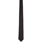 Givenchy Black and White Jacquard Blade Tie